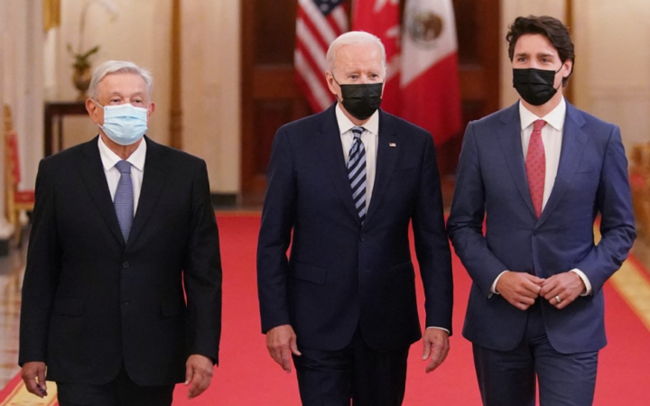 Biden-Trudeau-Lopez Obrador-MANDEL NGAN _ AFP