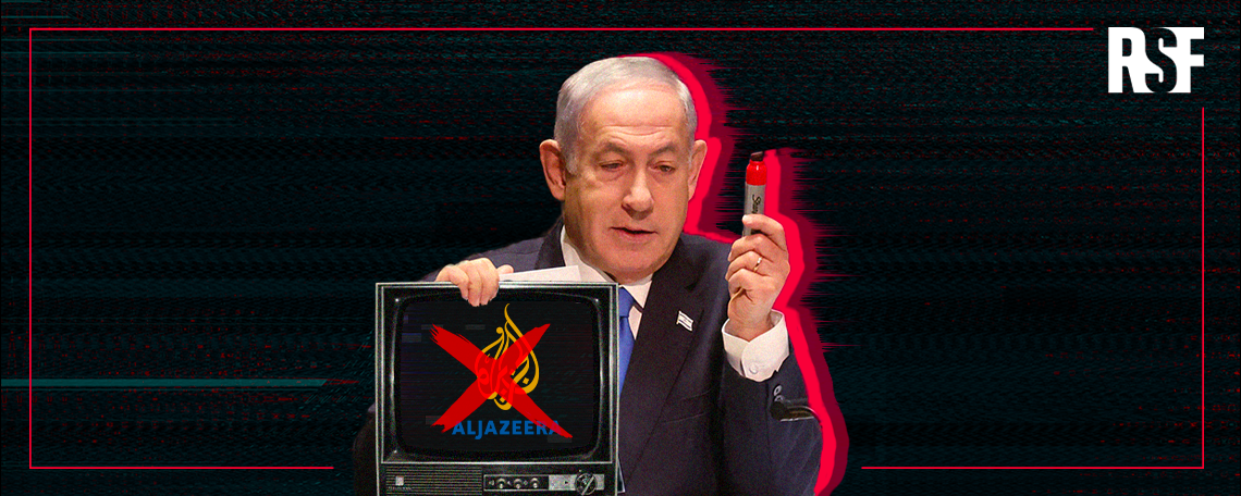 Israelförbjuder Al Jazeera