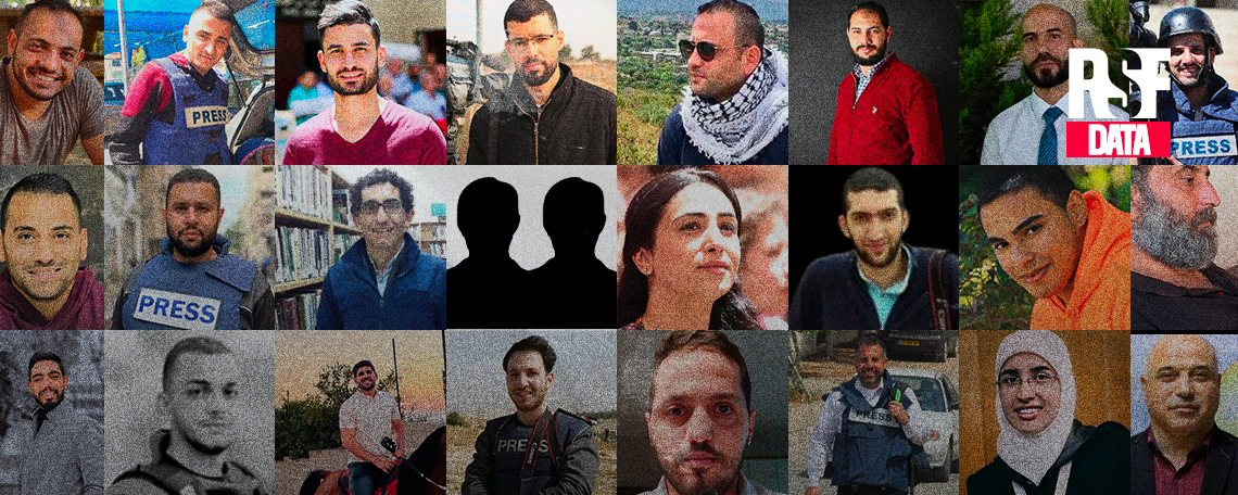 journalistes palestiniens détenus