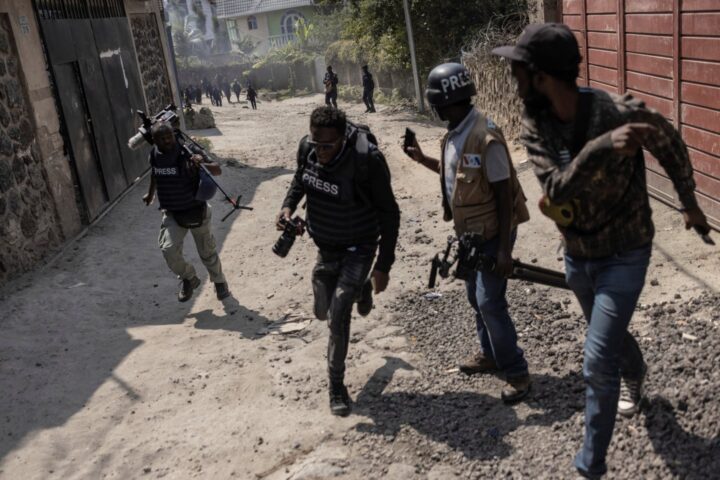 Demokratiska republiken Kongo JED Guerchom Ndebo : AFP