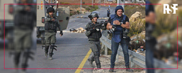 Journalist på flykt foto RSF