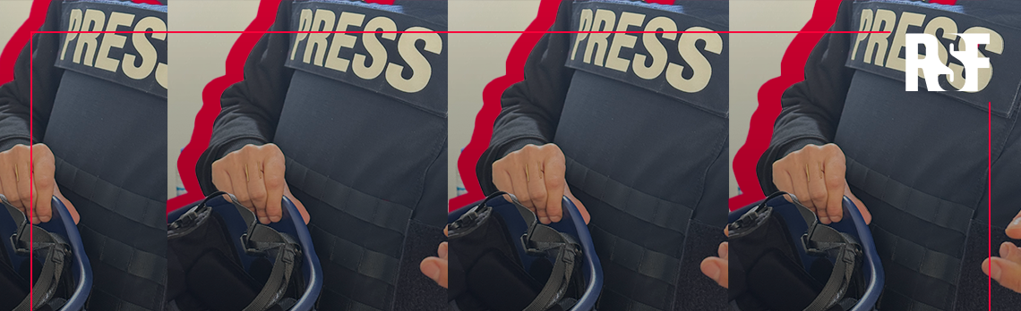 Pressvästar hjälmar